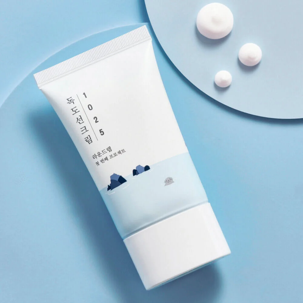 ROUND LAB Солнцезащитный крем для проблемной кожи с морской водой 1025 Dokdo Sunscreen 50 мл