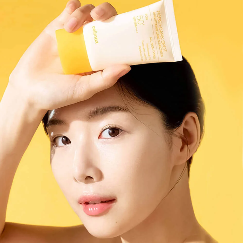 Celimax Крем солнцезащитный выравнивающий - Pore+dark spot brightening care SPF50+PA++++, 50мл