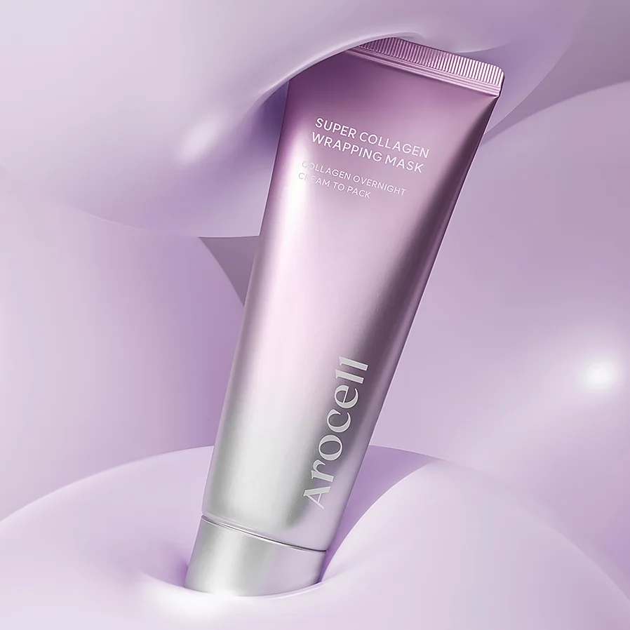 AROCELL Коллагеновая маска-плёнка для сияния и гладкости кожи Super Collagen Wrapping Mask 80г