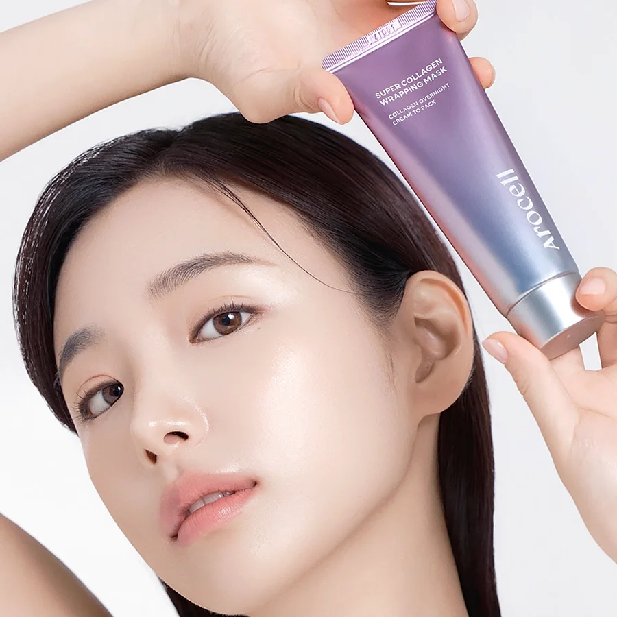 AROCELL Коллагеновая маска-плёнка для сияния и гладкости кожи Super Collagen Wrapping Mask 80г