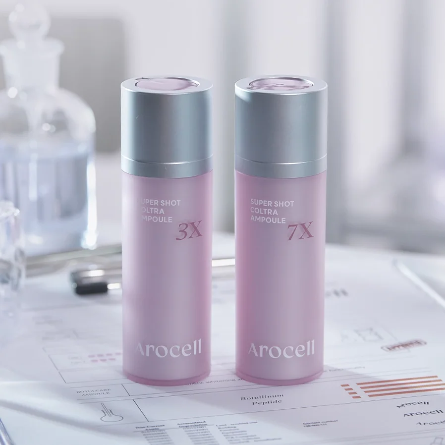 AROCELL Пептидная ампула со спикулами 3Х коллагеном и экзосомами Super Shot Coltra Ampoule 30мл