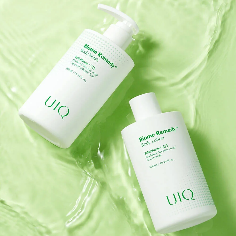 UIQ Мягкий обновляющий гель для душа с постбиотиками и LHA-кислотой Biome Remedy Body Wash 300 мл
