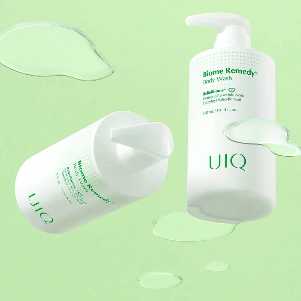 UIQ Мягкий обновляющий гель для душа с постбиотиками и LHA-кислотой Biome Remedy Body Wash 300 мл
