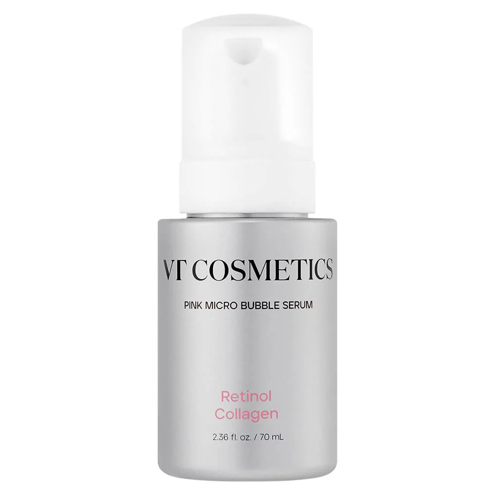VT Cosmetics Пузырьковая сыворотка с ретинолом Retinol Collagen Pink Micro Bubble Serum 70мл