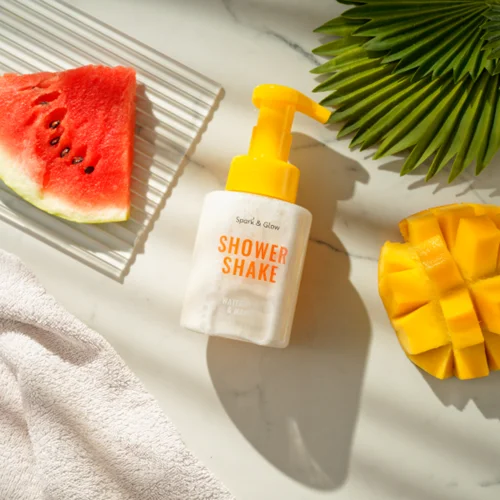 Spark'&Glow Гель-шейк для душа с ароматом арбуза и манго - Shower shake watermelon&mango, 300мл