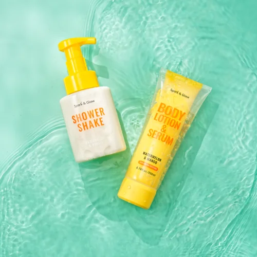 Spark'&Glow Гель-шейк для душа с ароматом арбуза и манго - Shower shake watermelon&mango, 300мл