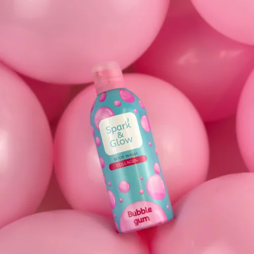Spark'&Glow Гель-пена для душа с ароматом "bubble gum" - Bubble gum body wash, 350мл
