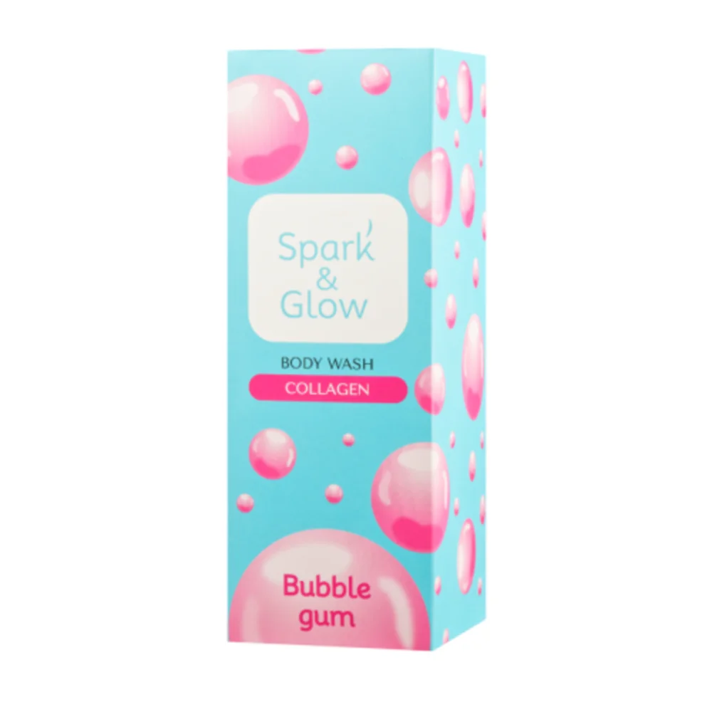 Spark'&Glow Гель-пена для душа с ароматом "bubble gum" - Bubble gum body wash, 350мл