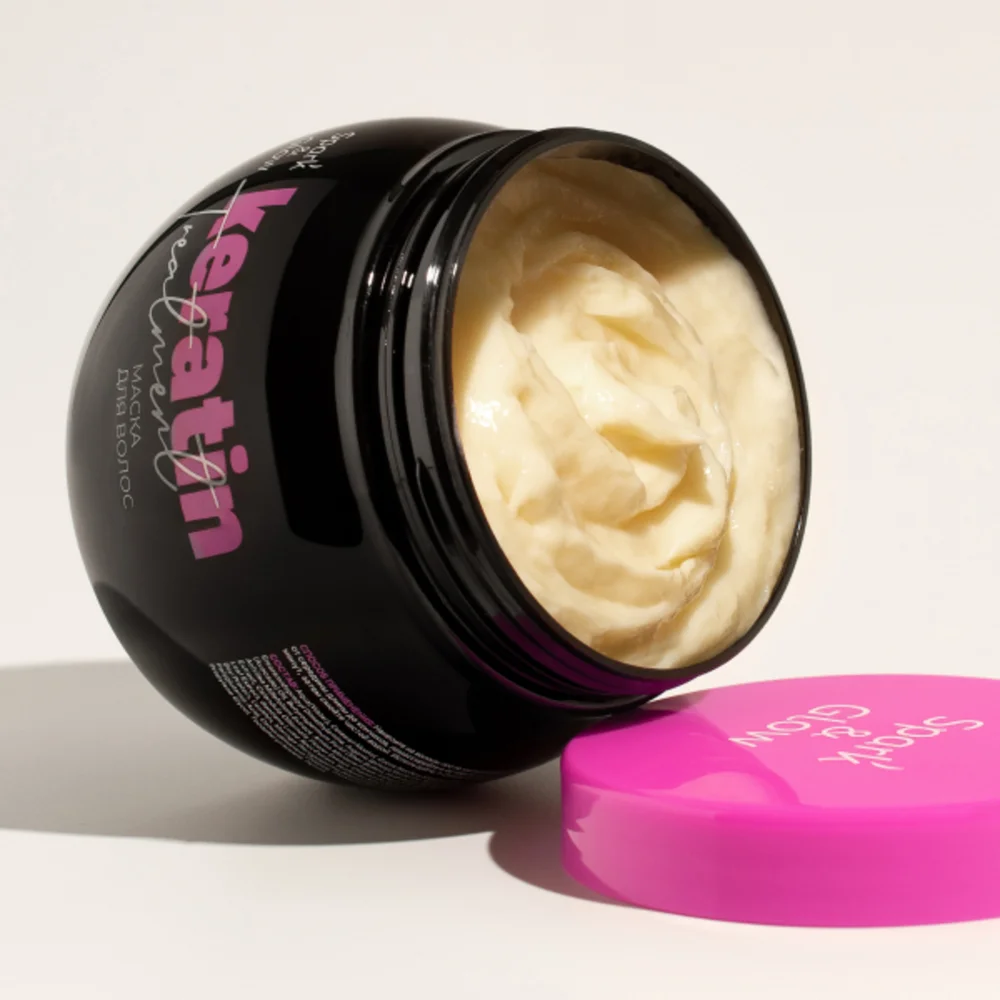Spark'&Glow Маска для волос с эффектом кератина - Hair mask with keratin effect, 500мл