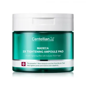 Centellian24 Пэды для лица подтягивающие - Madeca double tightening ampoule pad, 60шт