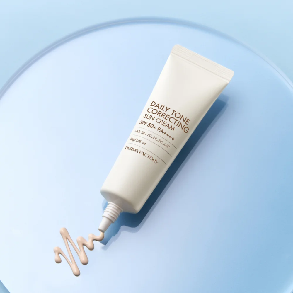 Derma Factory Крем солнцезащитный тонирующий - Daily Tone Correcting Sun Cream SPF 50+ PA++++, 50мл