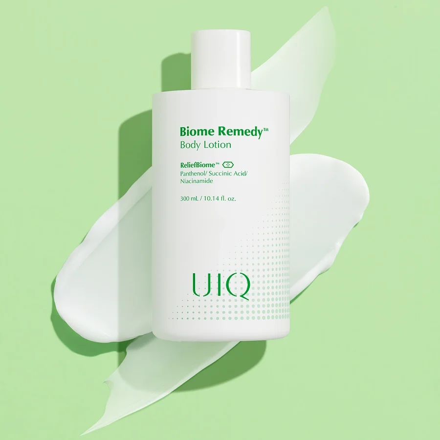 UIQ Легкий успокаивающий лосьон для тела с постбиотиками и пантенолом Biome Remedy Body Lotion 300мл