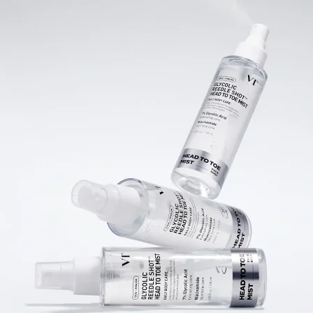 VT Cosmetics REEDLE SHOT Мист-спрей для лица GLYCOLIC REEDLE SHOT HEAD TO TOE MIST 120ml
