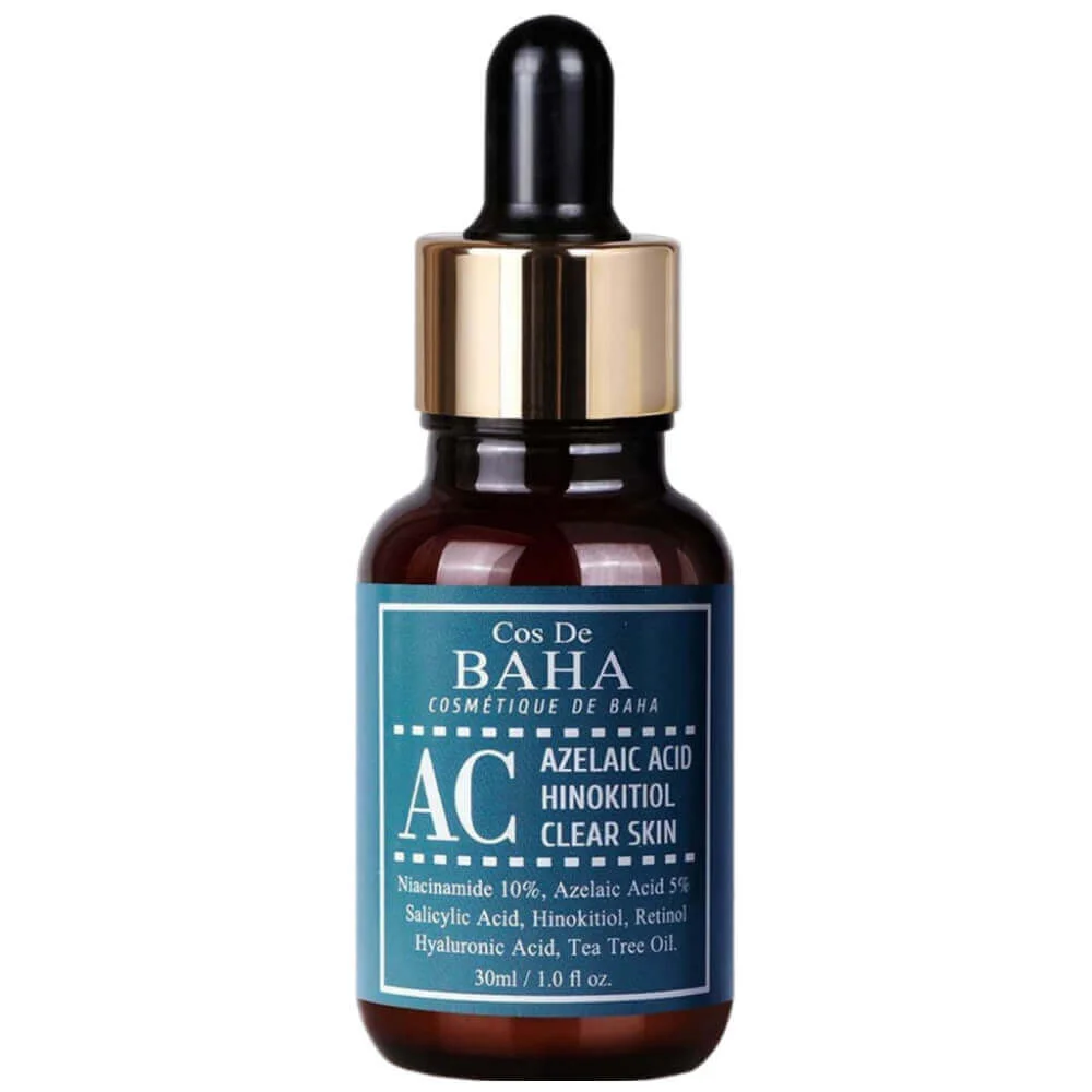 Cos De BAHA Сыворотка для лица с азелаиновой кислотой Azelaic Acid Hinokitiol clear skin (AC), 30мл