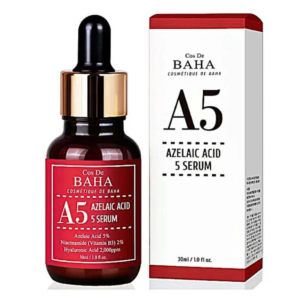 Cos De BAHA Сыворотка для лица противовоспалительная с азелаиновой кислотой  Azelaic Acid 5% Serum (A5), 30мл