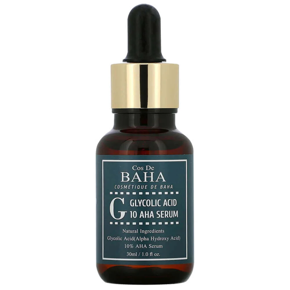 Cos De BAHA Сыворотка для лица для проблемной кожи c гликолевой кислотой Glycolic Acid 10 AHA Serum (G), 30мл