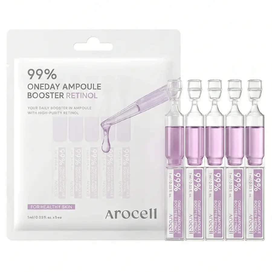 AROCELL Бустер-сыворотка с ретинолом для укрепления кожи Oneday Ampoule Booster Retinol 1мл*5шт