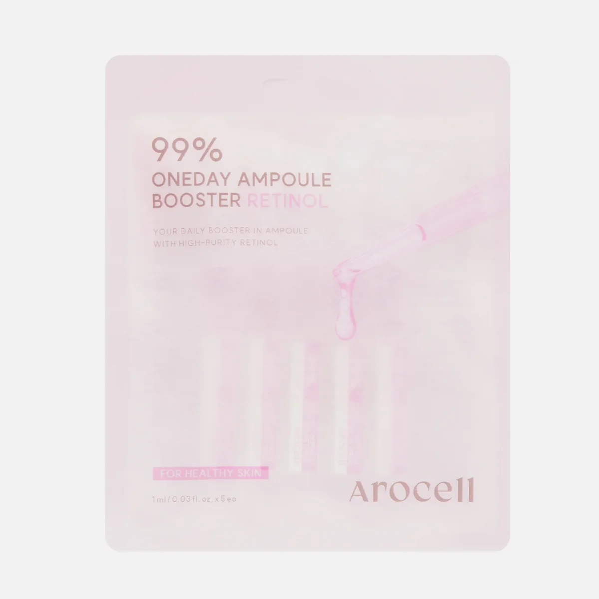 AROCELL Бустер-сыворотка с ретинолом для укрепления кожи Oneday Ampoule Booster Retinol 1мл*5шт