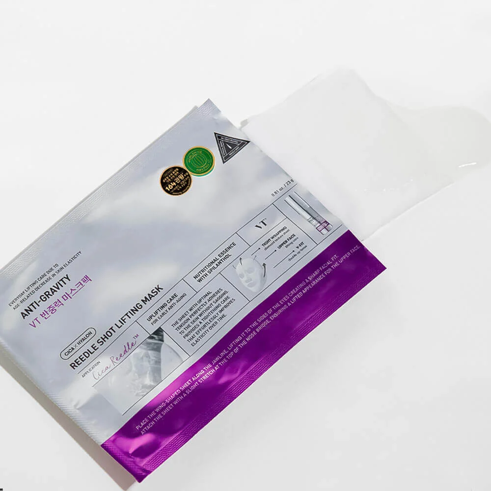 VT Cosmetics Лифтинг-маска для овала лица с микроиглами Reedle Shot Lifting Mask 23г